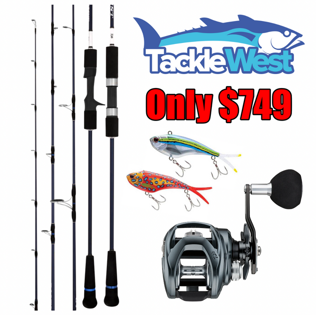 7 ft. Sabiki Bait Fishing Rod & Baitcaster Reel Combo  Fishing rods and  reels, Fishing reels, Saltwater lures