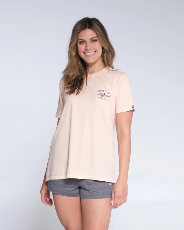 Salty Crew Bruce Boyfriend SS Tee Wmns Apricot