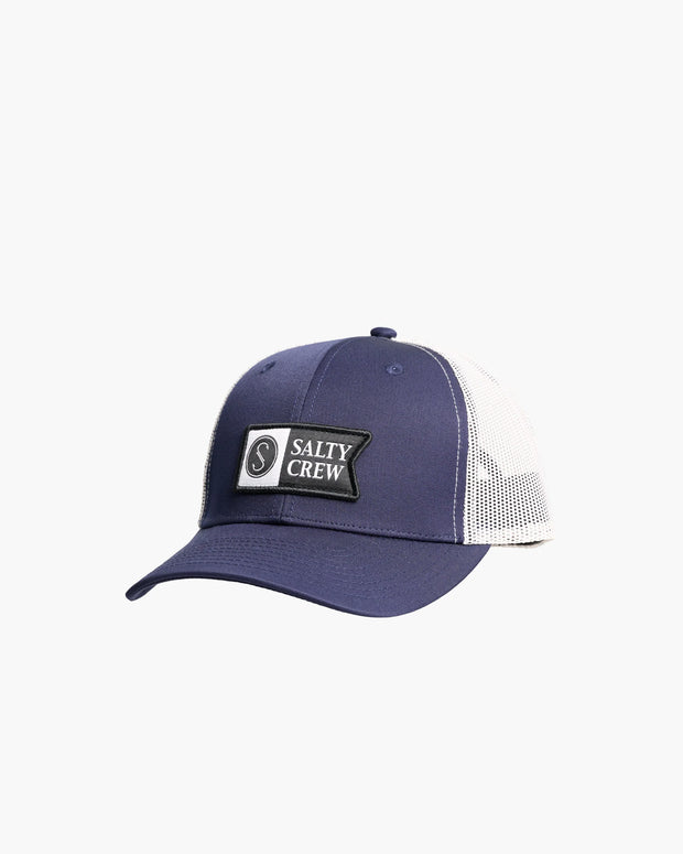 Salty Crew Pinnacle 2 Retro Trucker Navy/Bone