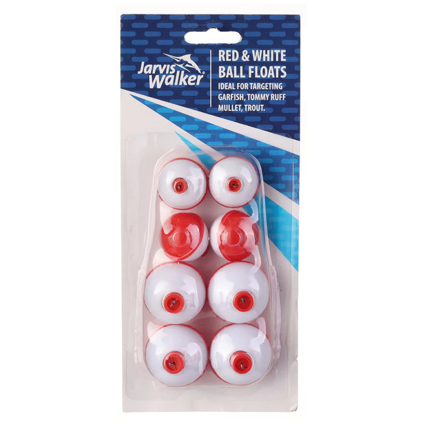 Jarvis Walker Red/white Bobber Float 8pk