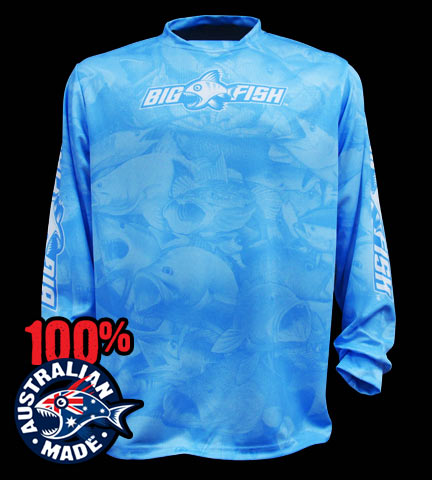 Bigfish Aus CAMO LIGHT BLUE Long Sleeve