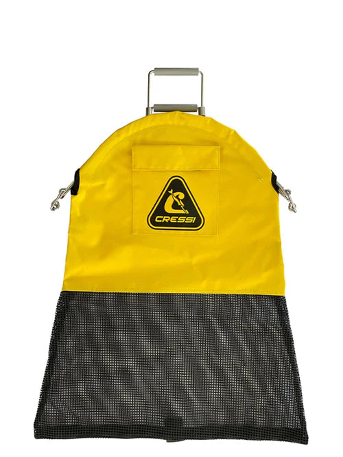 Cressi Spring Load Catch Bag Large Yellow