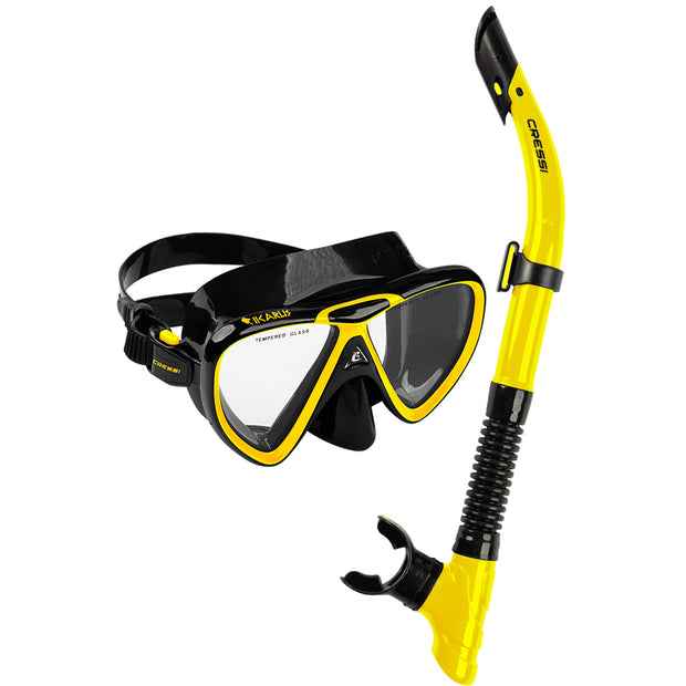 Cressi Ikarus and X-Hale Mask/Snorkel Set