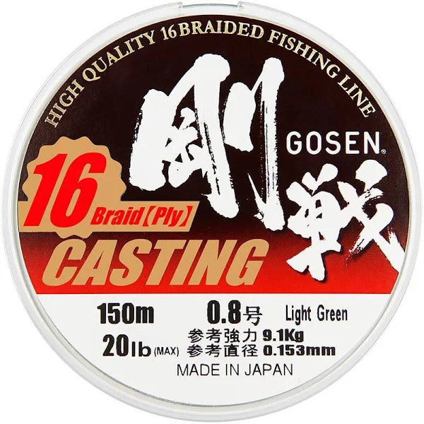 Gosen 16 Ply Casting PE 150m