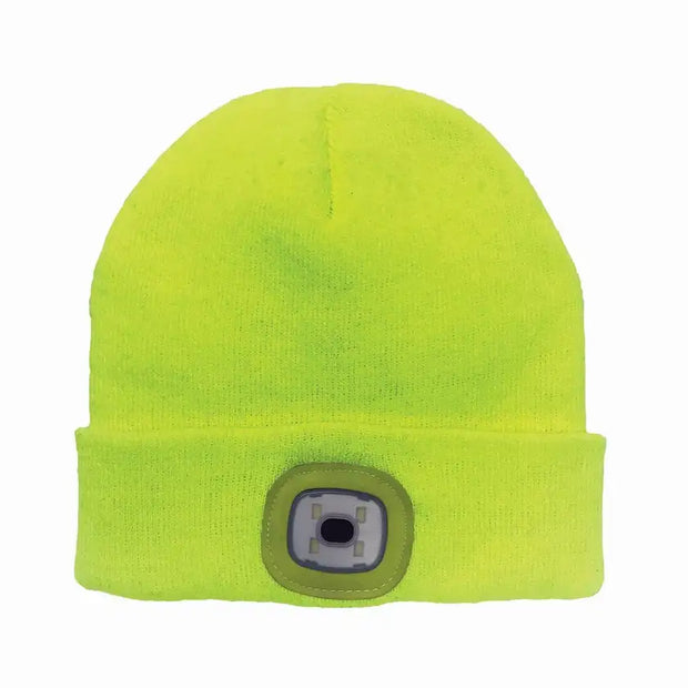 Hi Vis Beanie Light Rechargeable