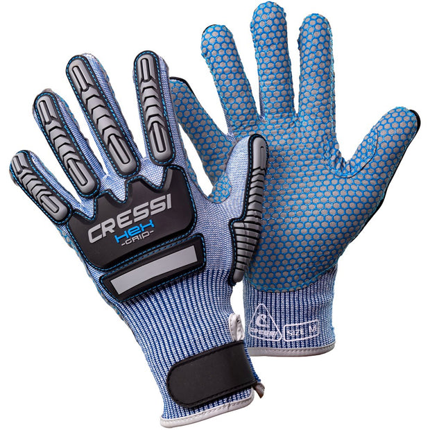 Hex Grip Gloves Blue