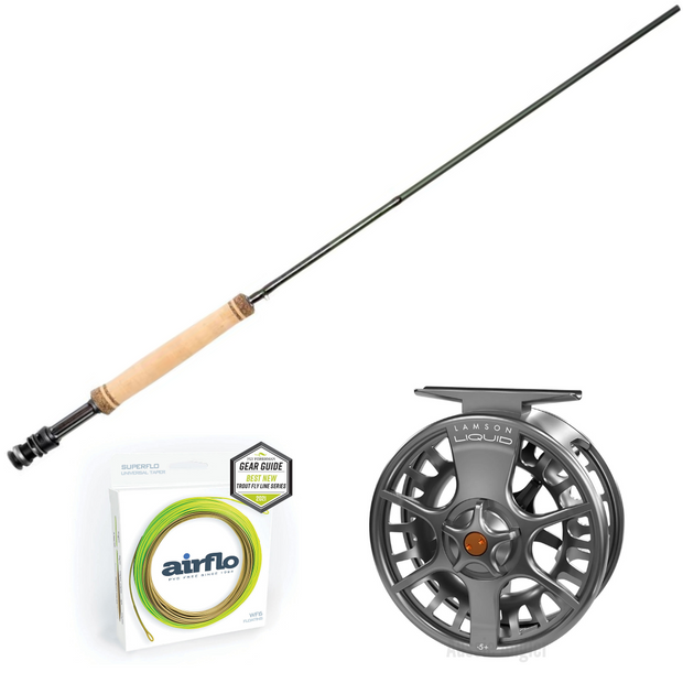 Primal Revel CS 9ft 6wt Set Combo Revel rod, Lamson Liquid reel, Airflo Superflo WF6F & backing