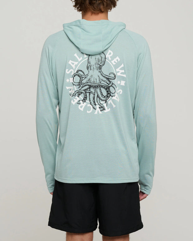 Salty Crew Tentacles Hood Sunshirt Mackerel