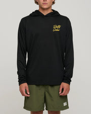 Salty Crew Snapper Hood Sunshirt Black