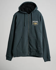 Salty Crew Angler Sherpa Zip Hoodie Coal Black