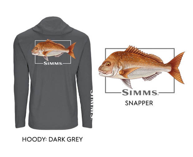 Simms Graphic Solartech Hoody Snapper