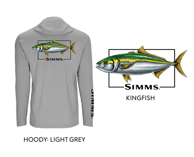 Simms Graphic Solartech Hoody Kingfish