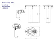 Exploding Fish Bluewater 360 Rod holder 0 degrees