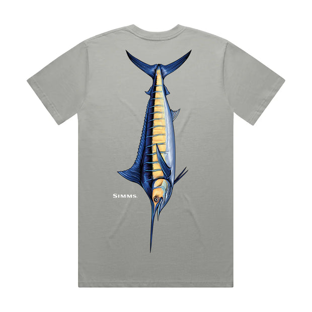 Simms Artist Tee Blue Marlin Fish it Well