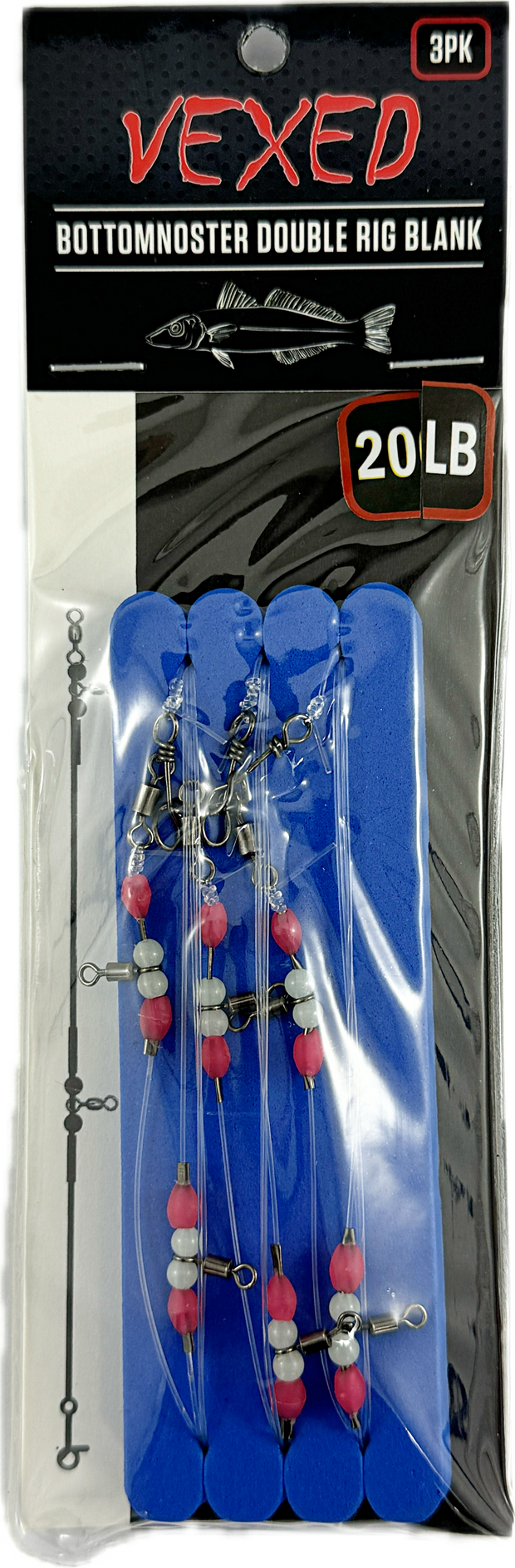 Vexed Doublenoster Rig Blank 3pk