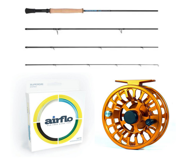 Primal Blitz 9ft 10wt Combo Blitz rod, Flylab Glide reel, Airflo flyline & backing