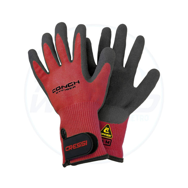 Conch Dyfiber Gloves Red