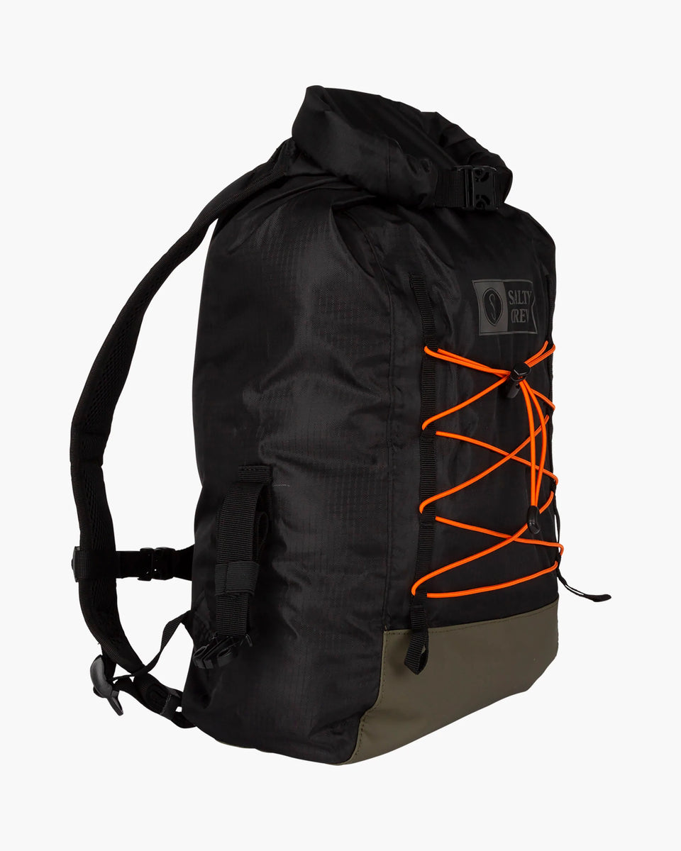 Salty Crew Thrillseeker Rolltop Backpack Black – TackleWest