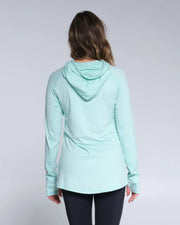 Salty Crew Thrill Seekers Hooded Sunshirt Wmns Seafoam